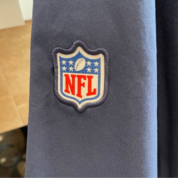 AE:  Nike Dri Fit NFL Seattle Seahawks Jacket Men's M Full-Zip Jacket Navy - Picture 6 of 14